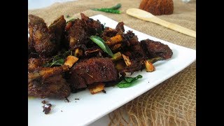 Mutton dry fry  Kerala Style Mutton dry roast recipe KetoLCHF [upl. by Meneau]