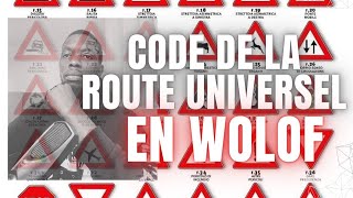 Code de la route universel panneau DANGER en wolof [upl. by Adiasteb]