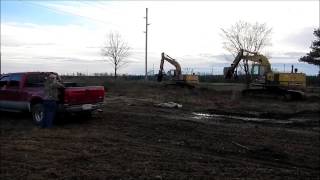 Cat 225s Land Clearing [upl. by Jamieson]