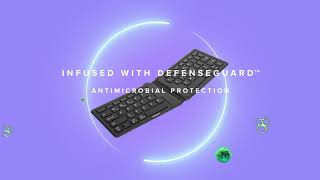 Targus Ergonomic Foldable Antimicrobial Keyboard [upl. by Weingartner60]