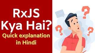 RxJS Kya Hai  Reactive Programming Ki Shuruaat [upl. by Elyag]