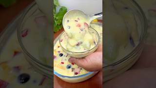 ytshorts Ramadan special custard pudding  Easy dessert  कस्टर्ड  fruit custard [upl. by Anifares]