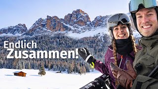 Ein Skitag mit marlenesleben in den Dolomiten Skifahren in Carezza [upl. by Willi]