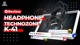 Techno Zone K 41 Gaming Headset Full Review [upl. by Eilrebmik49]