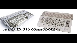 AMIGA 1200 VS COMMODORE 64 GAMEPLAY [upl. by Onitnevuj]