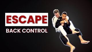 ESCAPE from BACK CONTROL ✅ BRAZILIAN JIUJITSU FUNDAMENTALS [upl. by Mitch]