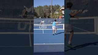 Watch Dimitar Topchiyski work his magic on the court 🧙‍♂️✨ tennis tennisplayer training [upl. by Eeslehc153]