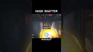 HUGE SHATTER 🤣 overwatch overwatch2 [upl. by Anelrats842]