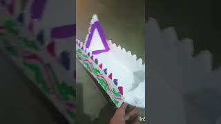 Thermocol ⛵⛵boat making 🌺🌺🌺idea🪴🪴 [upl. by English]