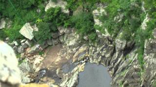 Wild 5 quotSwingquot more like a fall at Oribi Gorge [upl. by Adnek]