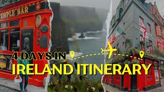 4 day Ireland itinerary 4 Sample Itineraries [upl. by Adnorhs]