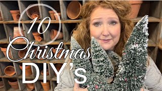 10 ABSOLUTE FAVORITE DIY CHRISTMAS DECOR DIYs [upl. by Veronika]