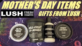 LUSH MOTHERS DAY HAUL ITEMS 2024FREE GIFT FROM LUSH 💗🥰🥰 [upl. by Dlarrej71]