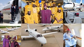 Davido wedding 17 Private Jets with billionaires Dangote Obi Cubana Tony Elumelu arrives [upl. by Lemuelah410]