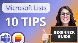 10 TIPS On How To Use Microsoft LISTS For BEGINNERS [upl. by Carmine]