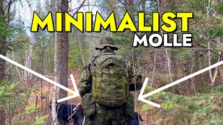 How I made a⚡MINIMALIST MOLLE⚡Modular Lightweight Loadcarrying Equipment System for Scouting [upl. by Elatia936]