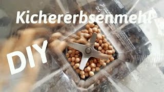 Kichererbsenmehl selber machen im Standmixer [upl. by Anelej]