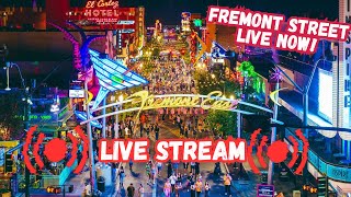 Las Vegas LIVE Stream NOW Fremont Street Vegas Live [upl. by Gelya]