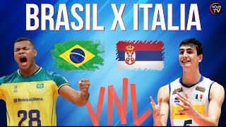 ASSISTA BRASIL 3X1 ITALIA  MELHORES MOMENTOS  LIGA DAS NAÇÕES DE VÔLEI MASCULINO 2024 [upl. by Eluj]