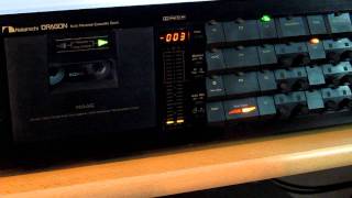 Nakamichi Dragon Cassette Deck Test [upl. by Ardnuahs]