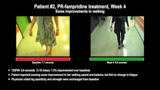 Assessing the clinical benefit of PRfampridine  Supplementary video patient 2 42957 [upl. by Drawe]