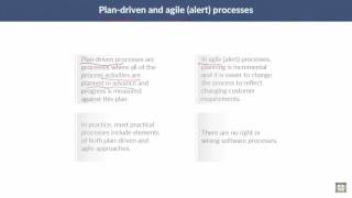 Software Engineering  C2  L2  Plandriven and agile processes [upl. by Berna]