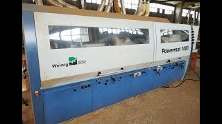 WEINIG POWERMAT 1000 Höchsmann Klipphausen [upl. by Sivad163]