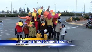 Turkey Trot brings Grants Pass together [upl. by Nnair]