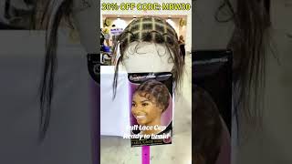 ✨Full Lace Wig Cap Ready To Braid｜Crochet Box Knotless Braids Hairstyle Tutorial FtMyBraidedWig [upl. by Walli]