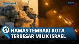 Sirene Udara Meraung raung Hamas Tembaki Kota Beer Sheva Israel dengan Rentetan Roket [upl. by Duke]