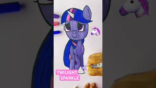 Como colorear un poni  Princesa Twilight Sparkle  Mi Pequeño Pony  Para niños de 5 a 6 años [upl. by Gabriellia]