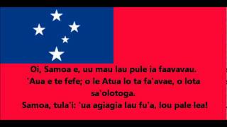 Hymne national de Samoa [upl. by Mitran]