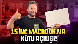 Ekrana bak hizaya gel  153 inç’lik MacBook Air kutu açılımı [upl. by Llerrut]