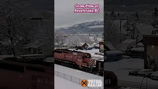 Snowplow in Revelstoke BC shorts [upl. by Bram127]