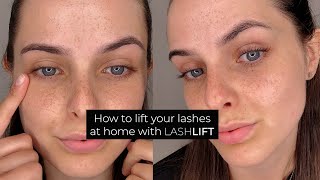 How To Lift Your Lashes At Home With Diablo Lashlift [upl. by Stralka999]