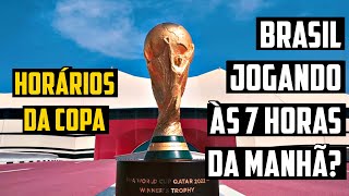 FIFA divulga HORÁRIOS dos JOGOS da COPA 2022 e da NOTÍCIA IMPORTANTE para o BRASIL [upl. by Andrei]