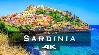 Sardinia Italy 🇮🇹  by drone 4K [upl. by Amitarp434]