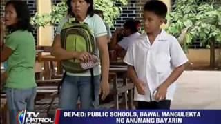 DepEd reminds schools on ban on fees mandatory uniforms [upl. by Llemaj126]