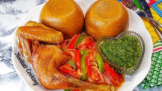 Djinkoume  Amiwo  Pâte rouge  Cuisine Togolaise amp Beninoise [upl. by Aicetal]