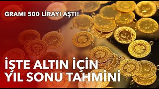 quotGram altında yıl sonu beklentisi 600 liraquot [upl. by Zorana]