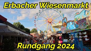 Erbacher Wiesenmarkt Rundgang 2024 [upl. by Akamaozu]