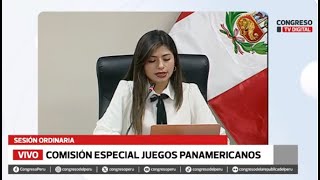 PRIMERA SESIÓN ORDINARIA DE LA COMISIÓN ESPECIAL LIMA 2027 040924 [upl. by Claudell]