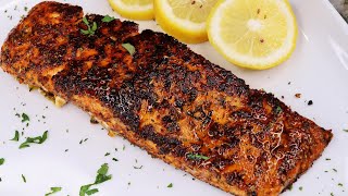 Crispy PanSeared Salmon Recipe  Quick and Easy Salmon Recipe [upl. by Sumerlin193]