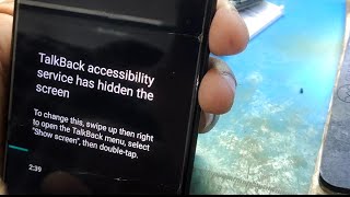 TalkBack accessibility service has hidden the screen has dimmed the screen android realmeoppo [upl. by Culley]