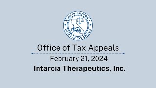 Office of Tax Appeals February 21 2024 [upl. by Atiugram]