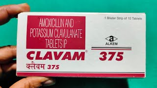 CLAVAM 375 Tablet Uses And Side effects Full Hindi Review  By Medical Dost [upl. by Ahsieki]