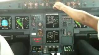 A320 cockpit takeoff [upl. by Amerak]