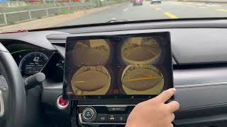 360 Camera works while the car is driving with Android 12 Radio [upl. by Acinahs]