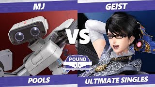 Pound 2019 SSBU  MJ ROB VS GA Geist Bayonetta Smash Ultimate Pools [upl. by Swinton]