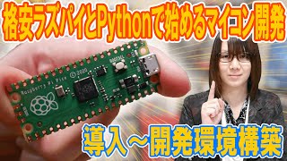 550円のラズパイとPythonで始めるマイコン開発 導入～開発環境構築方法 Raspberry Pi Pico【解説】 [upl. by Averi216]